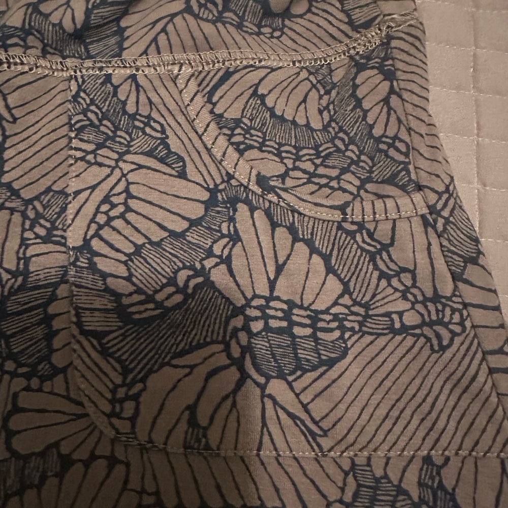 Fresh Produce Blue and Gray Mini Skort - Picture 3 of 11